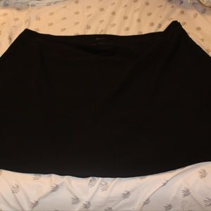 Lane Bryant 28 Modern Black A Line Comfy Skirt